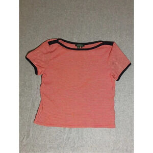 Womens Lauren Ralph Lauren Shirt Size Large Patriotic America Red White Blue